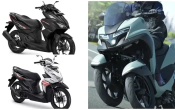 Tampilan ketiga motor pilihan yang ringan, lincah dan nyaman untuk aktivitas harian