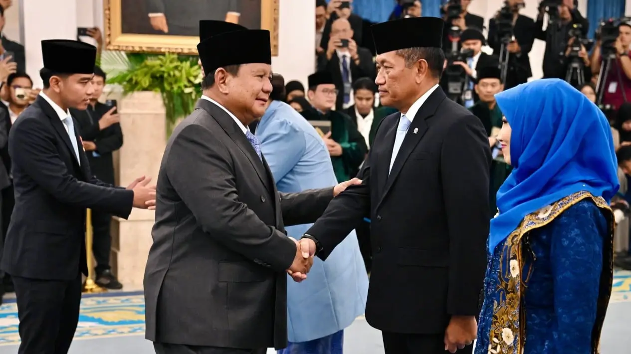 Presiden Prabowo melantik Gubernur URI bersama jajaran untuk persiapan pemimpin masa depan