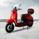 Tampilan sederet motor matic desain klasik mirip Honda Scoopy yang menarik perhatian pencari motor hemat dan bergaya