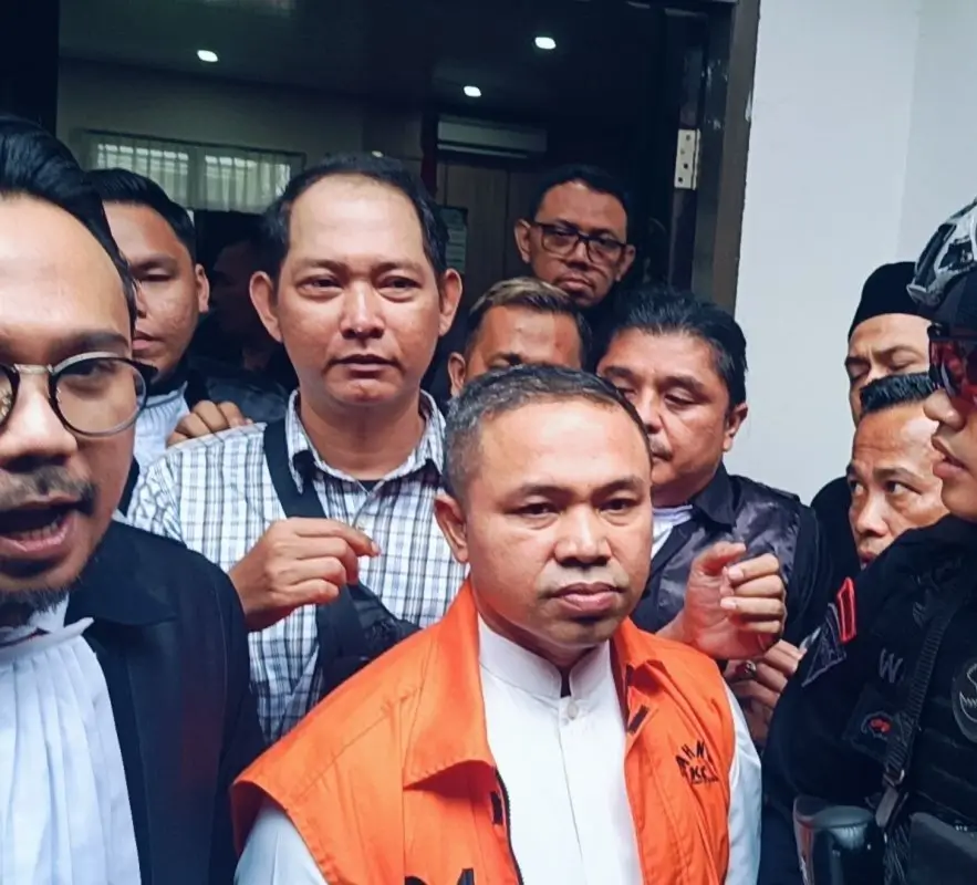 Sidang pembacaan putusan kasus korupsi Gubernur Riau Abdul Wahid di PN Pekanbaru