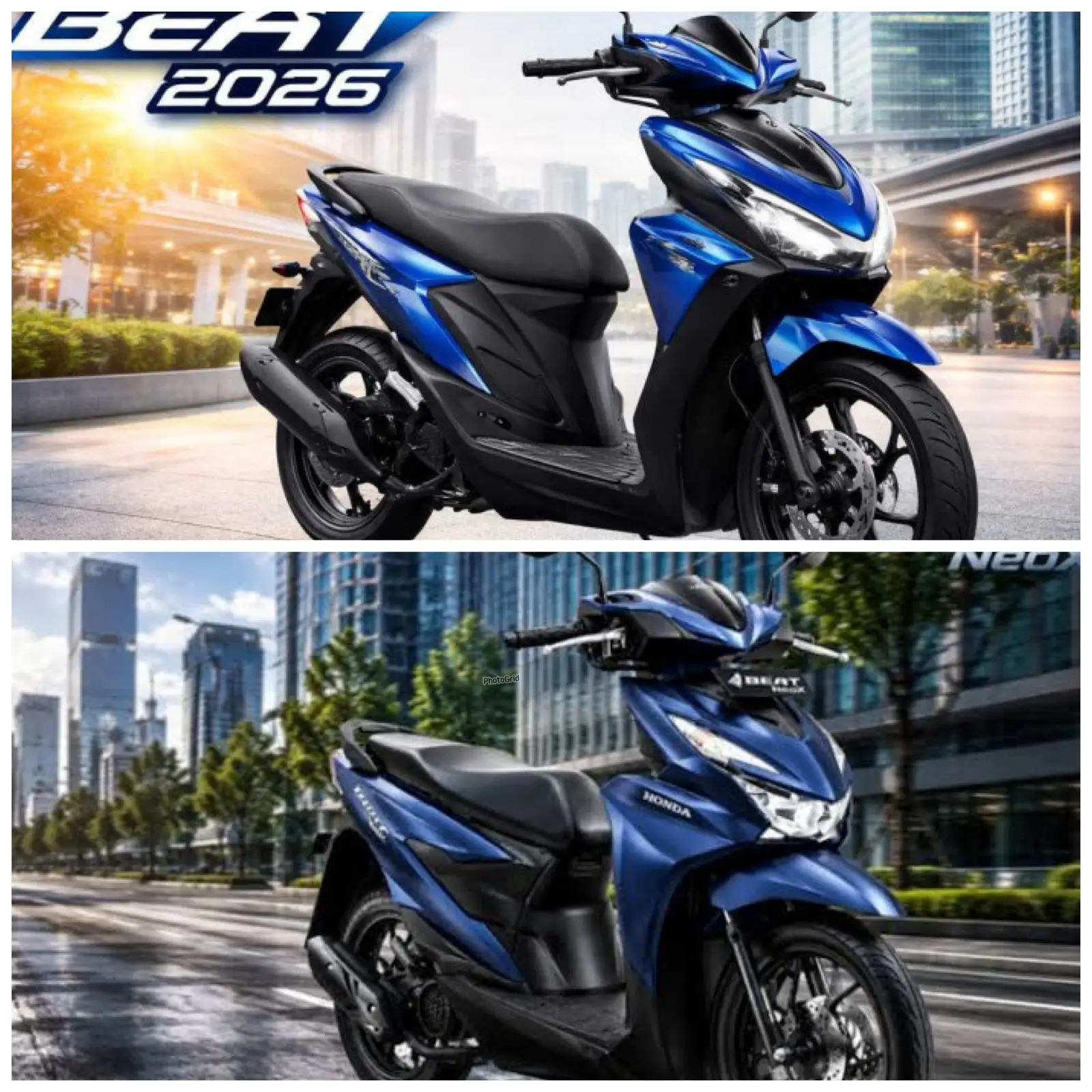 Tampilan Honda BeAT Neox 2026 skutik urban desain sporty