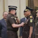 Upacara pelantikan 15 Kepala Kejaksaan Tinggi baru oleh Jaksa Agung di Gedung Utama Kejagung Jakarta