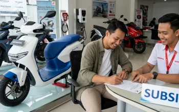 Ilustrasi tips dan panduan mengajukan subsidi motor listrik tahun 2026 agar disetujui dan berjalan lancar