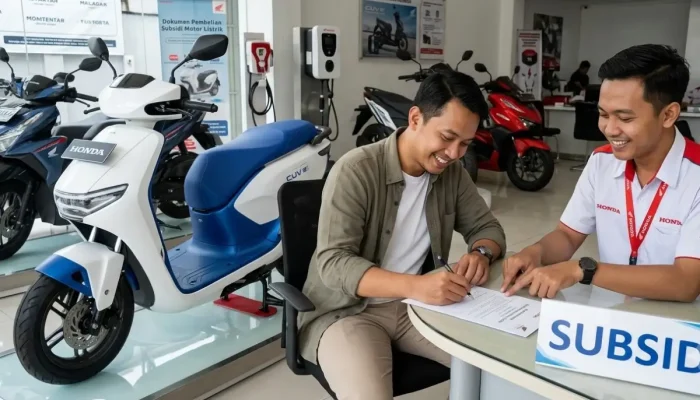 Tips Lolos Dapat Subsidi Motor Listrik Tahun 2026, Proses Pengajuan Berjalan Lebih Lancar