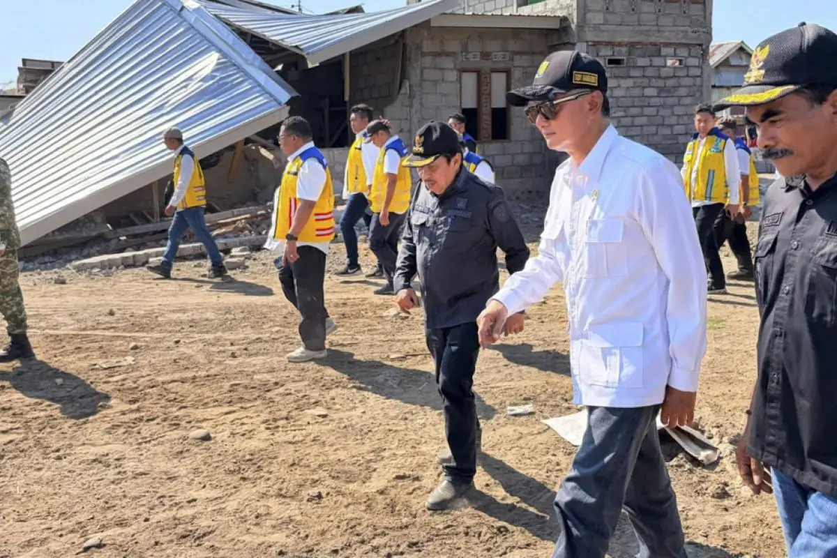 upaya penanganan infrastruktur pasca gempa bumi di wilayah NTT