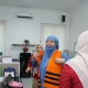 Farah Hasmina Harahap tersangka korupsi kredit Bank Sumut ditangkap dan diamankan petugas kejaksaan