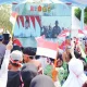 Presiden Prabowo Subianto saat meresmikan ribuan jembatan dan sumber air bersih secara virtual
