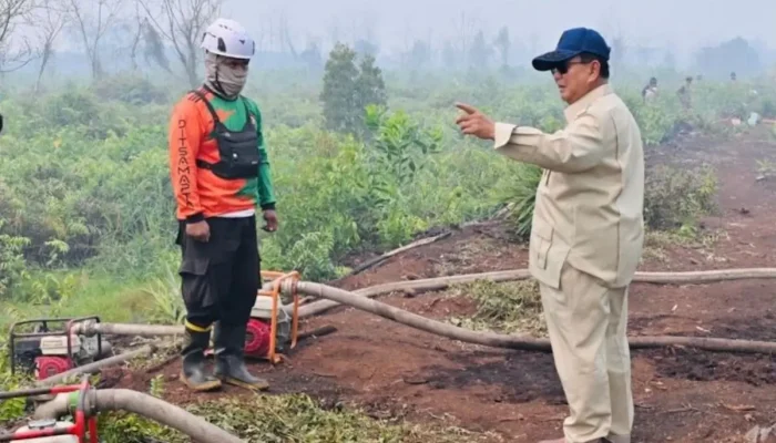 Cek Penanganan Karhutla, Presiden Prabowo Lakukan Kunjungan Ke Riau!