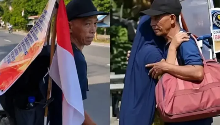 Tanpa Uang dan Koneksi, Syamsul Bahrun Jalan Kaki Bengkulu ke Jakarta Perjuangkan Warisan Orang Tua