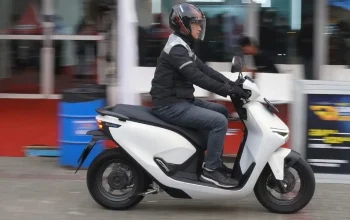 baterai motor listrik Honda dengan teknologi canggih dan desain modern