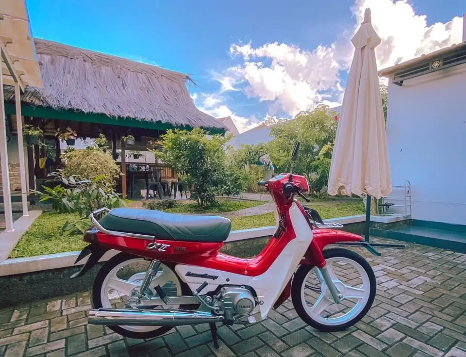 Tampilan Yamaha Alfa motor bebek 2-tak legendaris buatan 1988