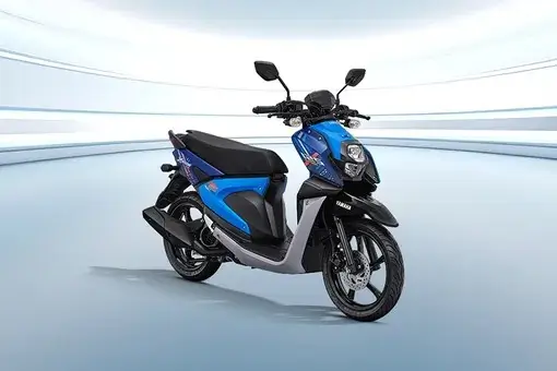 Tampilan Yamaha X-Ride 125 skutik bergaya adventure dengan desain agresif dan aura berbeda yang memikat pecinta berkendara