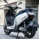 Tampilan Zongshen ES5 motor listrik premium dengan desain modern futuristik