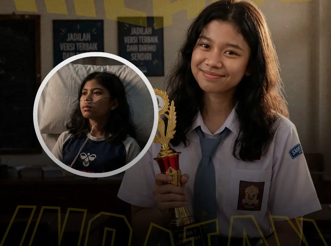 Febiona Purba saat menjalani pemeriksaan rawat jalan di RSUP H Adam Malik Medan
