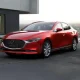 Tampilan depan dan samping Mazda 3 Sedan 2026 dengan desain elegan berkarakter premium