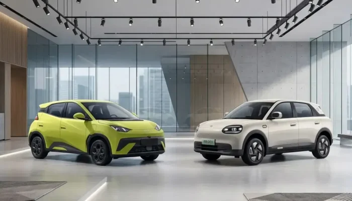 BYD Atto 1 Vs Chery Q Adu Harga dan Spesifikasi Mobil Listrik