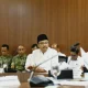 Menteri Sosial Gus Ipul saat memberikan pernyataan terkait ribuan pegawai Kemensos terindikasi judi online